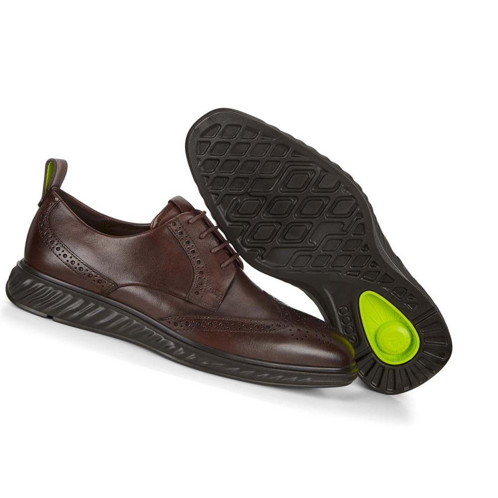 Ecco St.1 Hybrid Lite Wingtip Brogue Finskor Herr Bruna | SE 530EBC